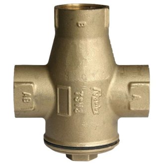   Regulus TSV3B - 55°C Termosztatikus kazánvédő keverőszelep, bypass szeleppel 1"BM cksz.11281