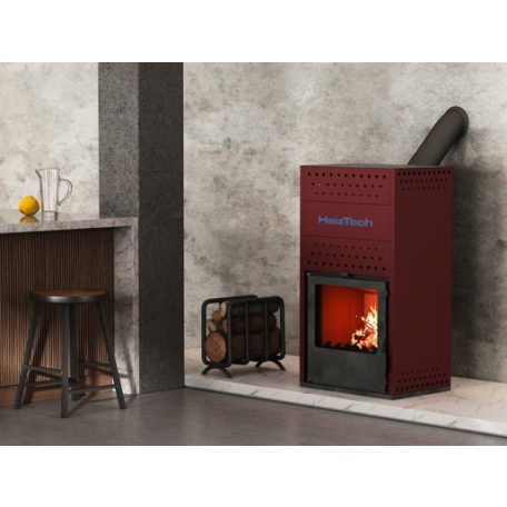 Heiztech HIDRO 15 vízteres kandalló 13,5kW, vörös színű (11910030)