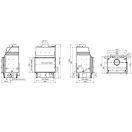 PanAqua 68 EVO Zárt égésterű, prémium kivitelű, fűtésre köthető, vízteres kandallóbetét