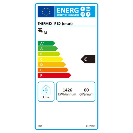 THERMEX Flat Smart IF 80 - elektromos vízmelegítő, extra lapos,(2 kW)
