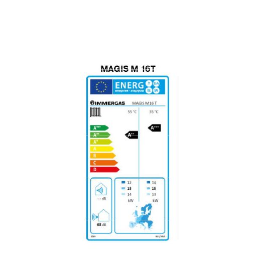 Immergas Magis M 16T monoblokkos levegő-víz hőszivattyú 3 fázisú (3.032380)