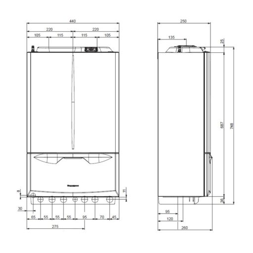 Immergas Victrix Extra 24 Plus kondenzációs gázkazán, fűtő 24 kW (3.033705)