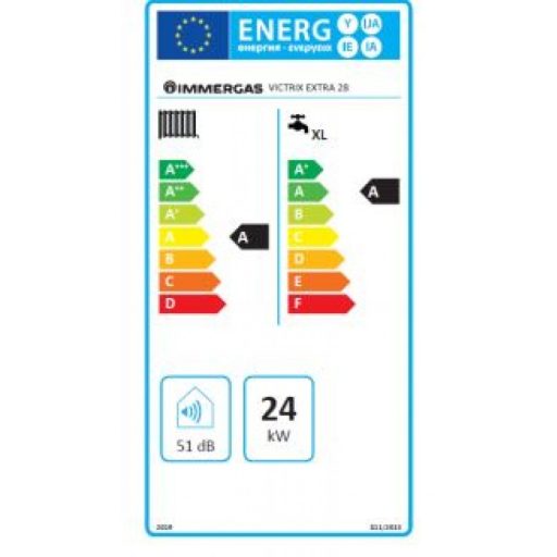 Immergas Victrix Extra 28 fali kondenzációs kombi gázkazán (3.033701)