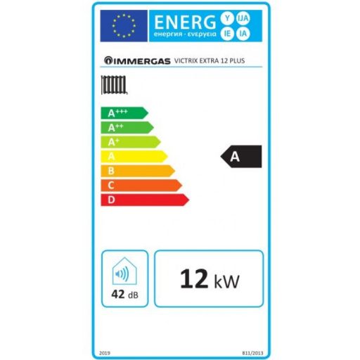 Immergas Victrix Extra 12 Plus fali kondenzációs fűtő gázkazán (3.033704)