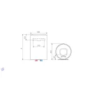 Ariston LYDOS ECO 100 V 1,8K EU, 100 literes villanybojler eco funkció, led kijelző 1800W, B energiaosztály, cksz.3201859