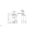 Ariston SGA BF X 120 EE, 120 literes zárt égésterű, parapetes vízmelegítő, B energiaosztály, cksz.3211034