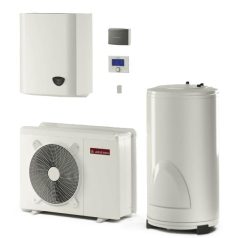   Ariston Nimbus Flex 90 S T NET (3300922) split rendszerű 9kW hőszivattyú, 3 fázisú, 6kW-os fűtőpatronnal, 180 literes HMV tárolóval