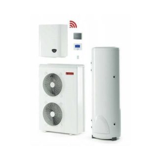   Ariston Nimbus Flex 120 M-T NET R32 (3301883) monoblokkos 12kW hőszivattyú, 3 fázisú, fali beltéri egységgel, 200 literes HMV tárolóval, 6kW-os fűtőpatronnal