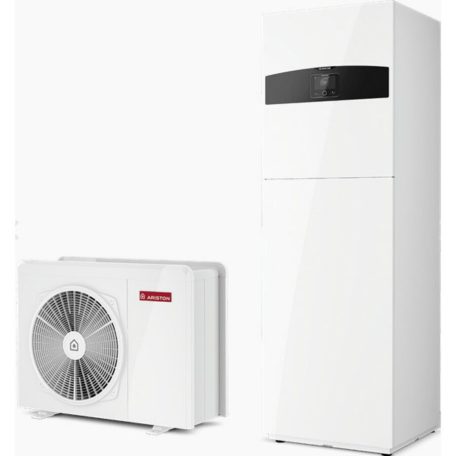 Ariston Nimbus Compact 35 S 2Z NET R32 (3301891) split rendszerű 3,5kW hőszivattyú, 2 fűtési kört vezérlő, 1 fázisú, fali beltéri egységgel, 180 literes HMV tárolóva, 4kW-os fűtőpatronnal