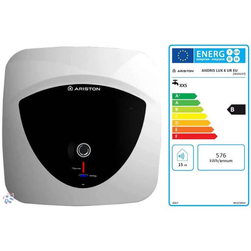 Ariston AN LUX 6 UR, 6 literes elektromos tárolós vízmelegítő, A energiaosztály, cksz.3626237 Mosogató alá