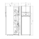 Immergas Magis Hercules Pro 4 split rendszerű hőszivattyú 4kW, beépített 235 literes HMV tárolóval, 1 fázis (3.030428)