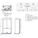 Immergas Magis Pro 4 Split rendszerű levegő-víz hőszivattyú beltéri és kültéri egységgel, 1 fázis 3.030606