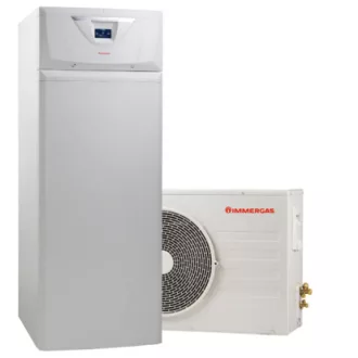   Immergas Magis Hercules Mini Pro 9 EH split rendszerű hőszivattyú 9kW, beépített 180L HMV és 25L puffertároló, 3kW patron, 1 fázis (3.034096)