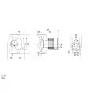 Grundfos Magna3 40-100 F 220 PN6/10, magas hatásfokú, energiatakarékos fűtési prémium keringetőszivattyú, karimás, cksz.97924269