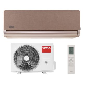   Vivax H+ Design Arany 3,5kW ACP-12CH35AEHI+ oldalfali split klíma, fűtésre optimalizált,  A+++, -25°C-ig fűtés