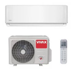   Vivax H+ Design Fehér 3,5kW ACP-12CH35AEHI+ oldalfali split klíma, fűtésre optimalizált,  A+++, -25°C-ig fűtés