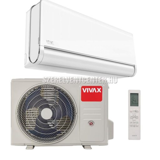 Vivax H+ Design Fehér 3,5kW ACP-12CH35AEHI+ oldalfali split klíma, fűtésre optimalizált,  A+++, -25°C-ig fűtés