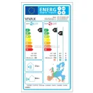 Vivax H+ Design Fehér 3,5kW ACP-12CH35AEHI+ oldalfali split klíma, fűtésre optimalizált,  A+++, -25°C-ig fűtés