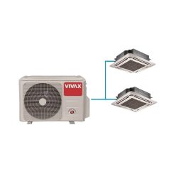   Vivax, ACP-14COFM40AERI + 2X 09CH25AERI, 4kW oldalfali multi-split klíma.