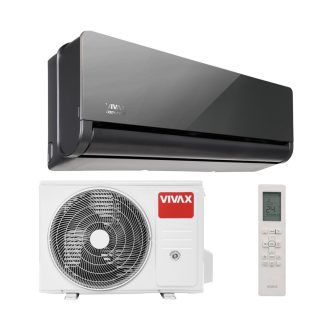   Vivax H+ Design Gray Mirror 5kW ACP-18CH50AEHI+ oldalfali split klíma, fűtésre optimalizált,  A++, -25°C-ig fűtés