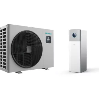   Hisense Hi-Therma Integra AHW-160HEDS1/AHS-160HEDSAA-23 16kW split hőszivattyú, 230 literes HMV tárolóval, 3 fázisú, R32