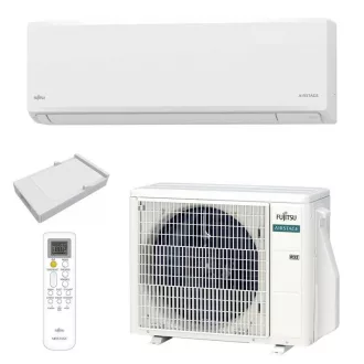Fujitsu Airstage Eco ASEH09KNCA / AOEH09KNCA oldalfali split klíma szett 2,5 kW