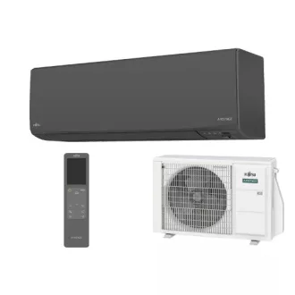 Fujitsu Airstage Design ASEH14KJCALB / AOEH14KJCAL oldalfali split klíma szett 4,2 kW, fekete