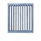 DT-5 rostély 180x210 mm, cserépkályha