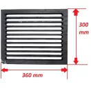 FK-8 rostély 300x360x20 mm, celsius kazánhoz