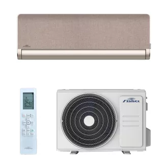 Fisher Art FSAIF-Art-94AE3-G-BR / FSOAIF-Art-94AE3 oldalfali mono split klíma 2,6 kW, arany-barna