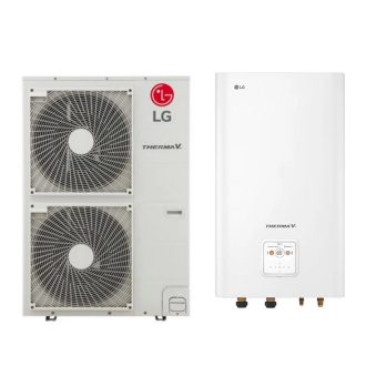    LG Therma V hidro-split hőszivattyú 16kW, 1 fázis, R32 (HN1600MC.NK1 + HU161MRB.U30) 