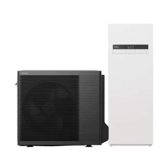   Panasonic Aquarea High Performance osztott hőszivattyú K generáció 5kW, 185l HMV, 1 fázis, 2 zónás (KIT-ADC05K3E5B)