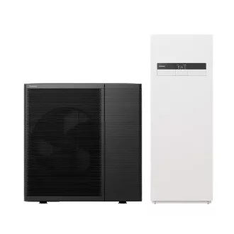   Panasonic Aquarea High Performance hidrosplit hőszivattyú L generáció 5kW, 185l HMV, 1 fázis, 2 zónás, R290 (KIT-ADC05L3E5B)