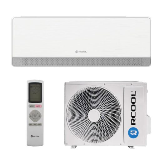 RCOOL Flow 2,7kW oldalfali split klíma, WiFi, -25°C fűtés, huzatmentes légáram