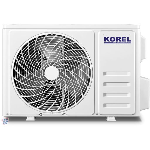 Korel Olymp KTP-12, fehér inverter split klíma, oldalfali szett 3,5kW WiFi és csepptálca fűtéssel