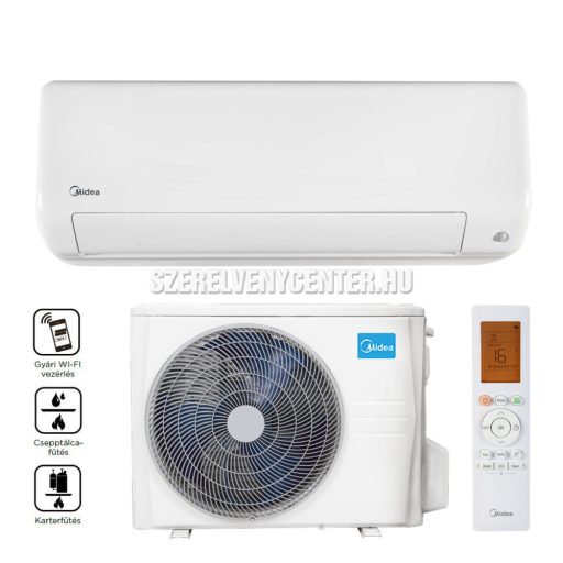 Midea All Easy Pro MEX-12-SP 3,5kW oldalfali split klíma, Fűtésre optimalizált