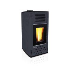   Senko P-20, WATER+AIR MODERN pellet tüzelésű kandalló központi fűtéshez 19 kW (PC7 antracit szürke)