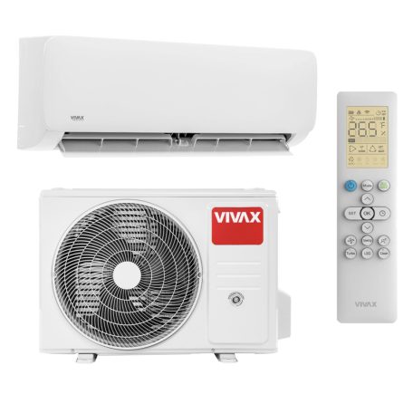 Vivax ACP-12CH35AEEI E-Design PRO 3,5kW split klíma, csepptálca és karterfűtéssel, A+++/A++, -25°C-ig fűtés