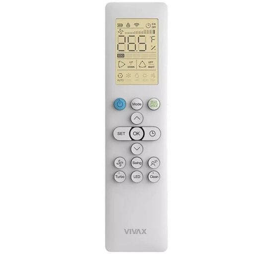 Vivax ACP-12CH35AENI R32 N-Design split klíma 3,5kW, Csepptálca és kompresszor karterfűtéssel, WiFi Ready