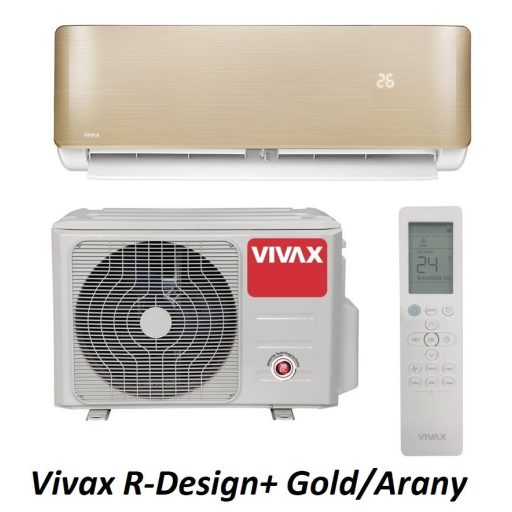 Vivax ACP-12CH35AERI+ R-Design+ - Gold 3,5kW split klíma, fűtésre optimalizált, A+++, -25°C-ig fűtés