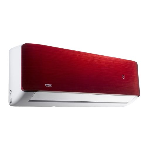 Vivax ACP-12CH35AERI+ R-Design+ - Cherry Red 3,5kW split klíma, fűtésre optimalizált, A+++, -25°C-ig fűtés