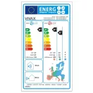 Vivax ACP-12CH35AERI+ R-Design+ - Silver Mirror 3,5kW split klíma, fűtésre optimalizált, A+++, -25°C-ig fűtés