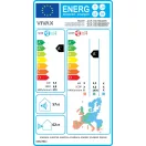 Vivax ACP-18CH50AERI+ R-Design+ - Silver Mirror 5,3kW split klíma, fűtésre optimalizált, A++, -20°C-ig fűtés