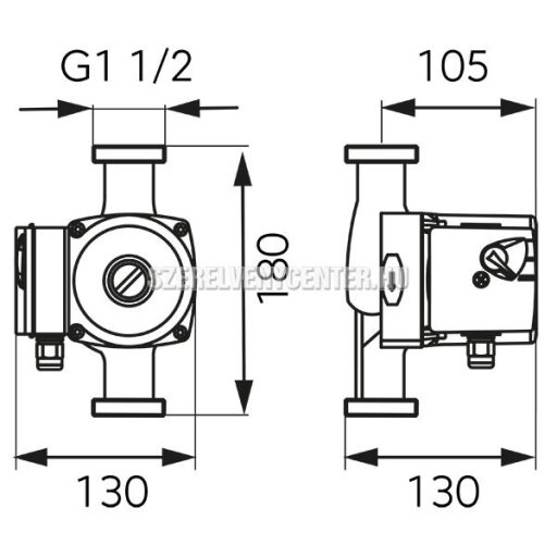 Ferro 25-40 180 keringetőszivattyú ivóvízre (ciksz: W0201)