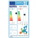 Korel Forward KSAF-18DCE 5kW hűtő-fűtő split klíma, beépített WIFI, R32
