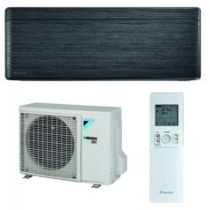   Daikin Stylish Black Acacia FTXA25BT-RXA25A oldalfali split klíma szett 2,5 kW, fekete akác