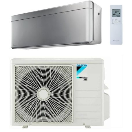 Daikin Stylish Silver FTXA35BS-RXA35A oldalfali split klíma szett 3,5 kW, ezüst