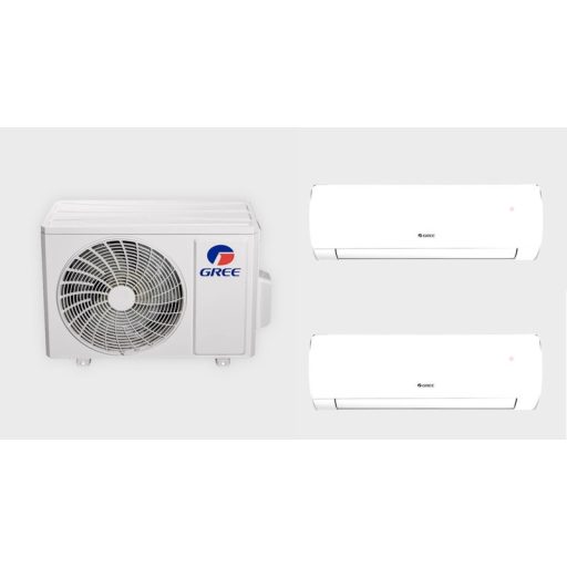 Gree multi klíma szett 5,3kW (GWHD18NK6OO) kültéri egység + 2db 2,7kW Comfort Pro beltéri egység