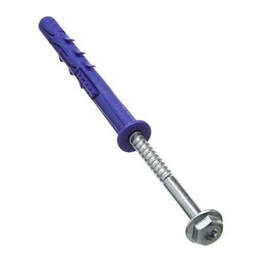 Klímatartó konzolhoz tipli+csavar (peremes fejű) 10x300 mm