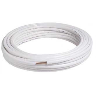   Szigetelt, peremezetlen rézcső, klímacső 2x3m (3mx1/4" + 3mx3/8") 2-3,5kW-os klímaberendezésekhez